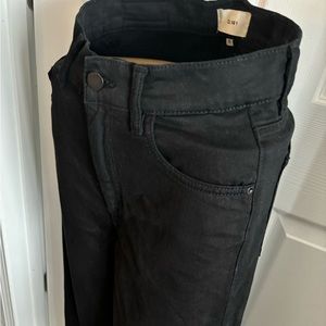 DL 1961 Black, Hepburn’s, wide leg jeans